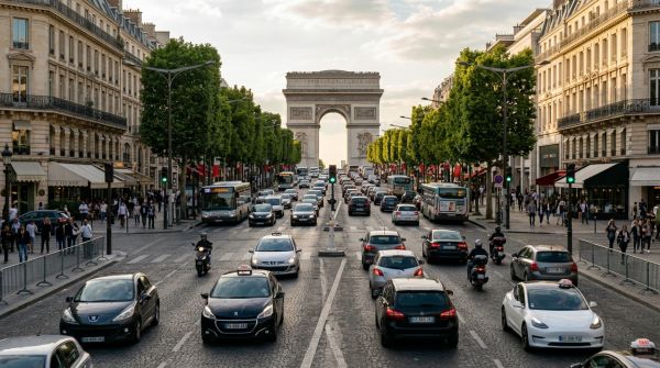 Circulation en voiture à Paris : défis et solutions innovantes